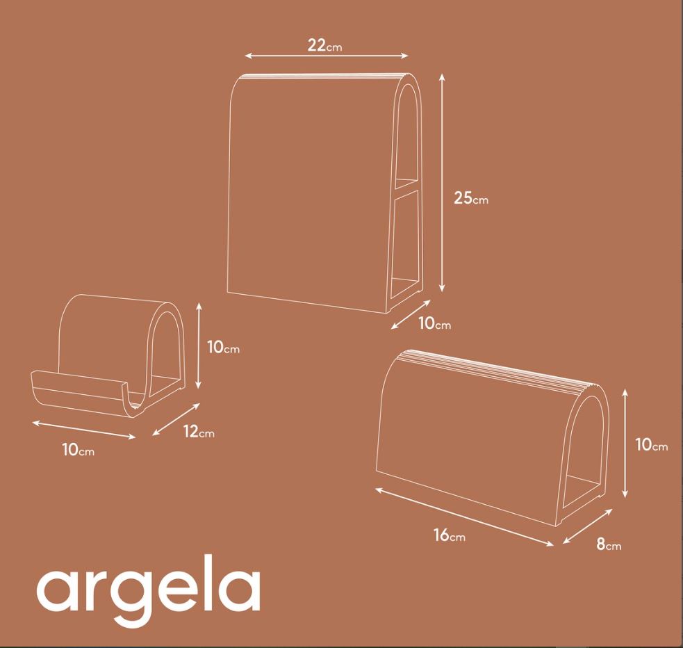 porte-savon Argela et dimensions